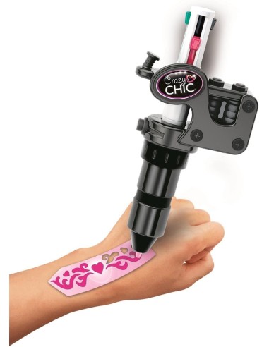 Clementoni Crazy Chic My Tattoo Lab kit tatuaggi temporanei bambine 6+ anni | Shop in Casa