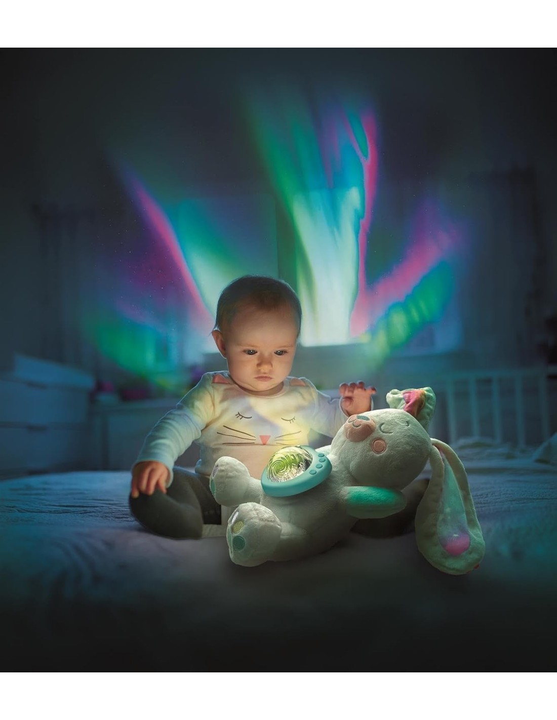 Clementoni Fiocco Proiettore Aurora Boreale peluche bambini | Shop in Casa