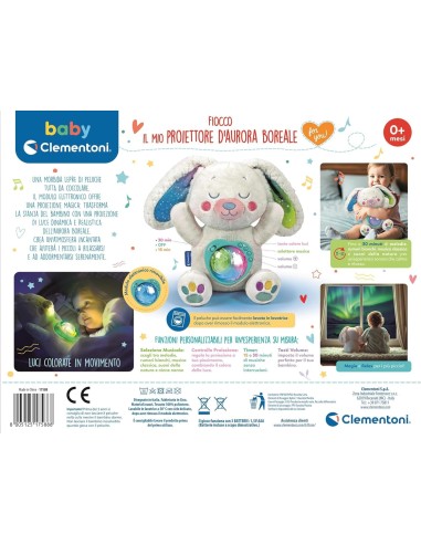 Clementoni Fiocco Proiettore Aurora Boreale peluche bambini | Shop in Casa