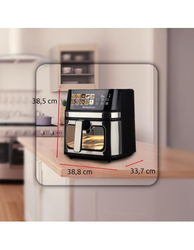 Melchioni Family Gaia Plus friggitrice ad aria 8L doppia resistenza | Shop in Casa
