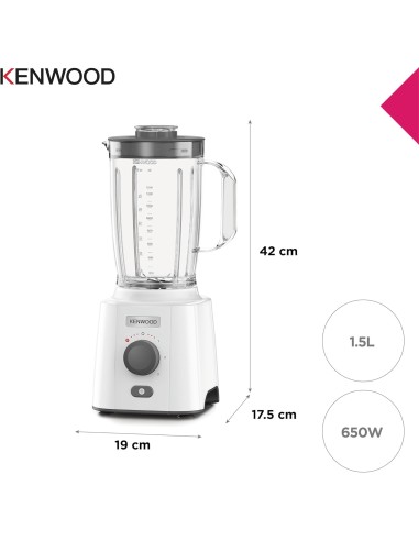 Kenwood BLP41.A0WH frullatore 650W caraffa 2L 3 velocità | Shop in Casa