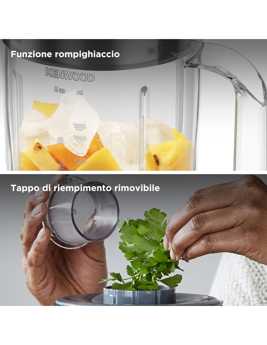 Kenwood BLP41.A0WH frullatore 650W caraffa 2L 3 velocità | Shop in Casa