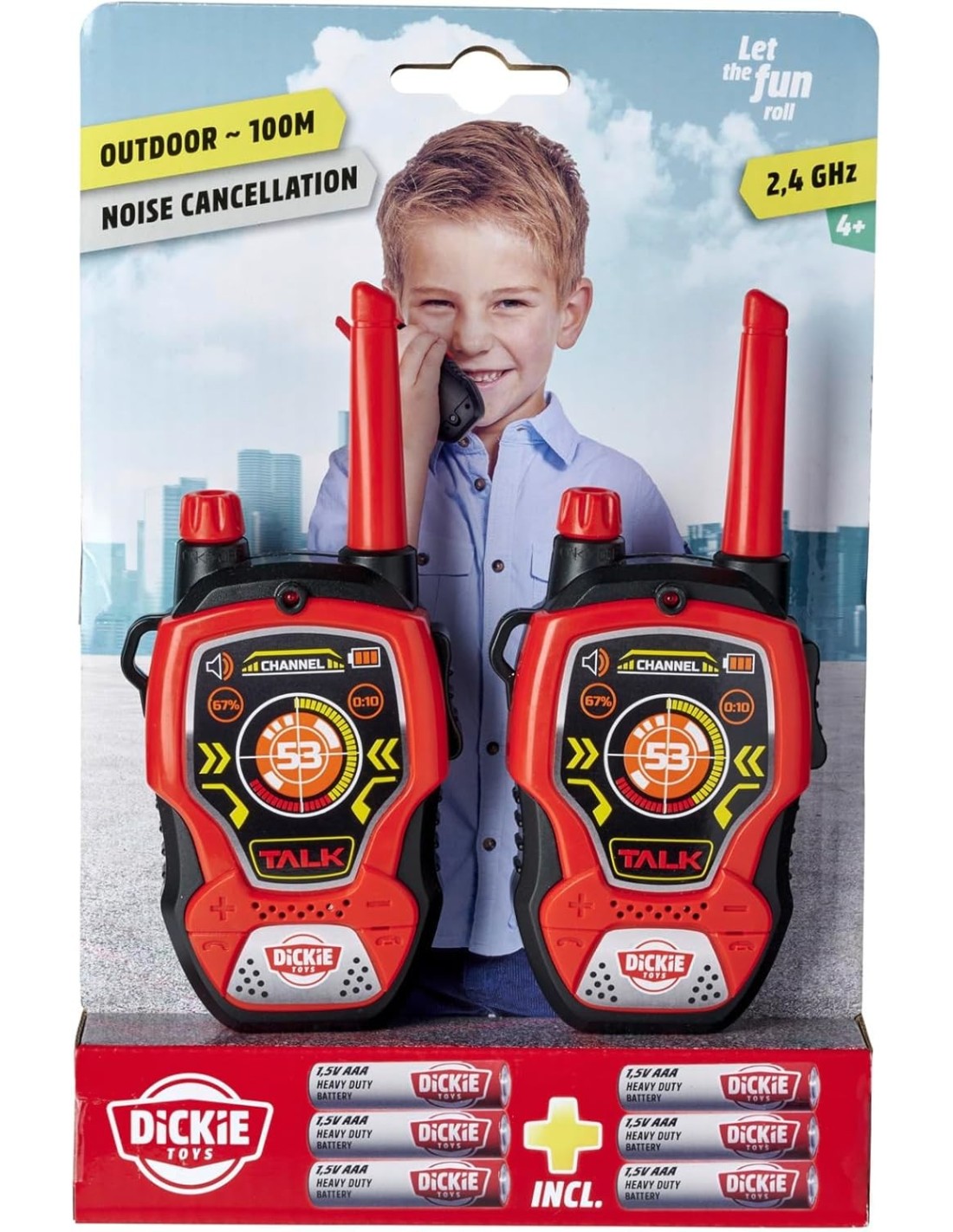 Dickie Go Real Walkie Talkie Fun 2.4 GHz bambini | shopincasa.it