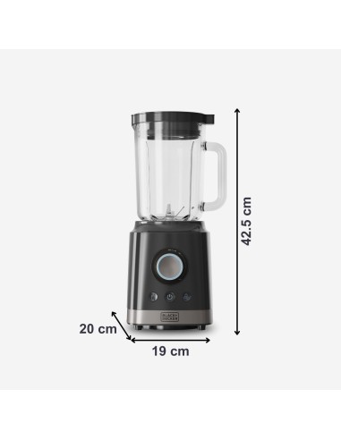Black+Decker BXJB2000E frullatore 2000W caraffa vetro 1.8L | Shop in Casa