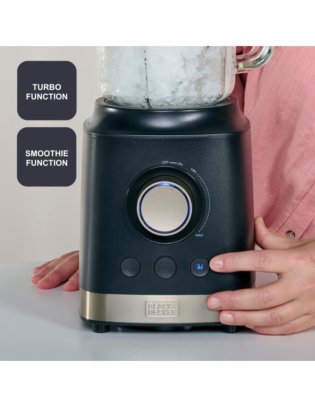 Black+Decker BXJB2000E frullatore 2000W caraffa vetro 1.8L | Shop in Casa