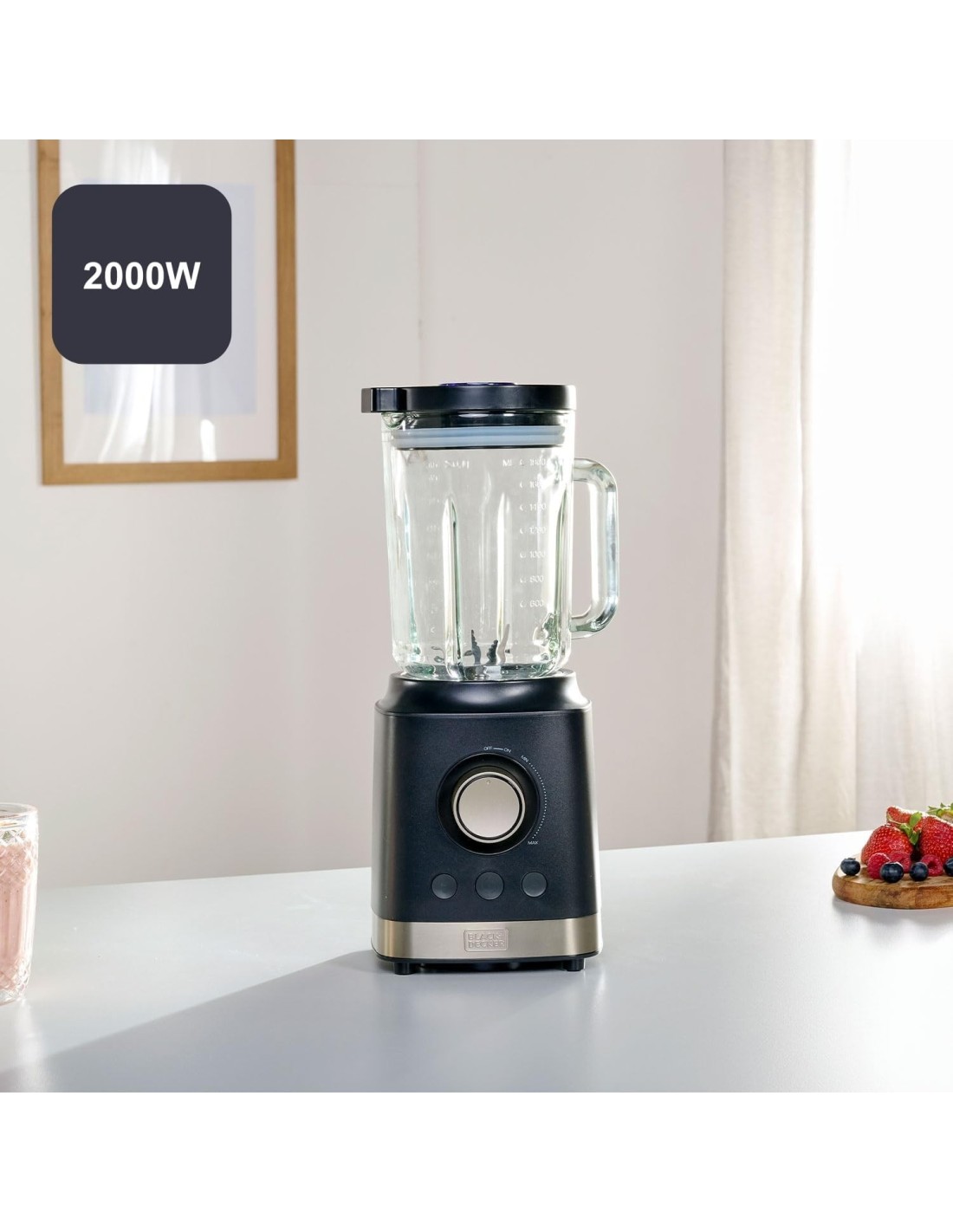 Black+Decker BXJB2000E frullatore 2000W caraffa vetro 1.8L | Shop in Casa