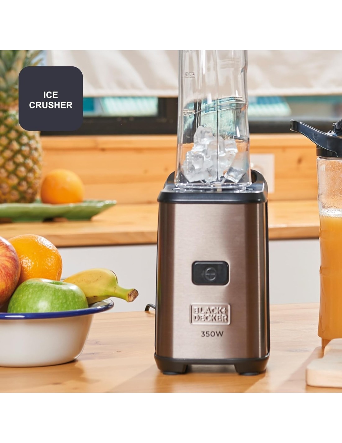 Black+Decker BXJBA350E frullatore portatile 350W 2 contenitori 600ml | Shop in Casa