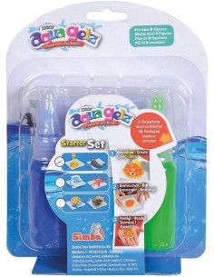 SIMBA, AQUA GELZ STARTER SET, 4 BOTTIGLIE GEL COLORATO 30 ML, 3 FORME, GIOCO CREATIVO 8+, 106322561