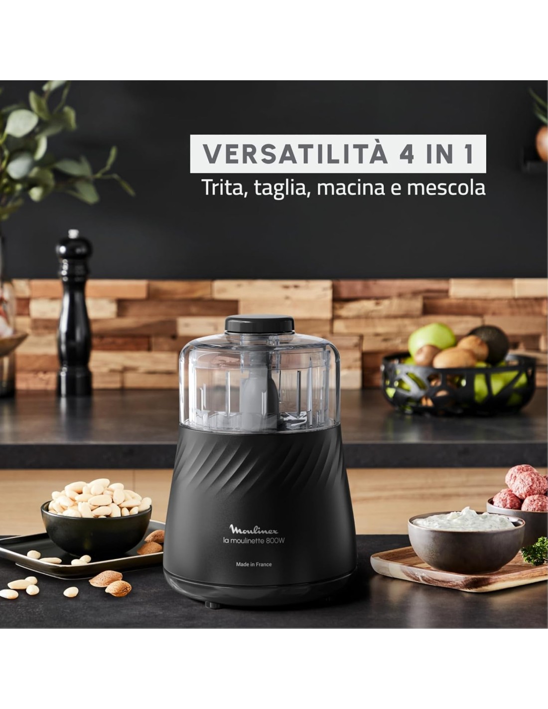 Moulinex La Moulinette Eco Respect DP7108 tritatutto 4-in-1 800W | Shop in Casa