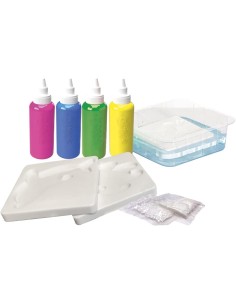 SIMBA, AQUA GELZ STARTER SET, 4 BOTTIGLIE GEL COLORATO 30 ML, 3 FORME, GIOCO CREATIVO 8+, 106322561