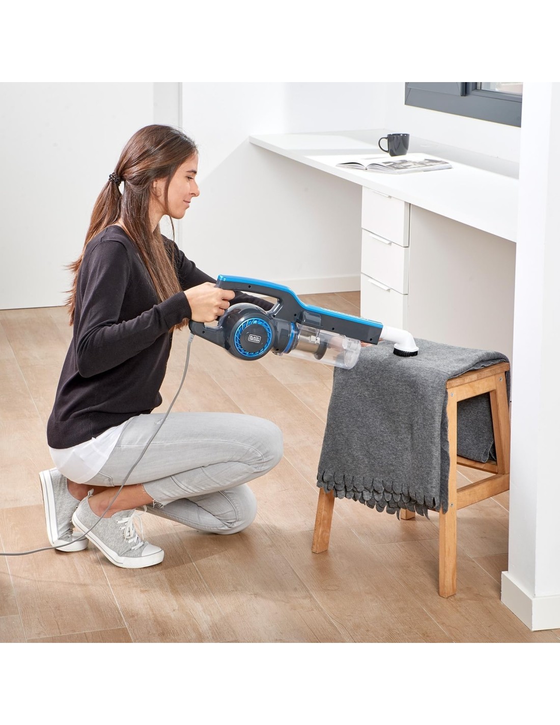 Black+Decker BXVMS600E scopa elettrica 3 in 1 600W blu | Shop in Casa