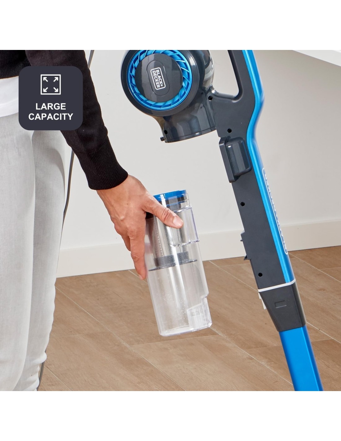 Black+Decker BXVMS600E scopa elettrica 3 in 1 600W blu | Shop in Casa