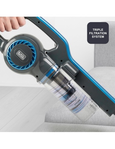Black+Decker BXVMS600E scopa elettrica 3 in 1 600W blu | Shop in Casa