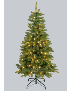 ALBERO 79885 ABETE SLIM 150CM 200LED PE+PVC