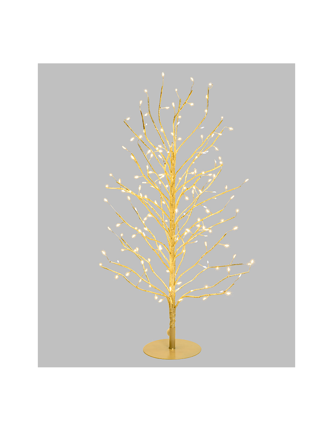 LUCI DI NATALE: vendita online ALBERO 77805 RAMO TIGLIO CHAMPAGNE 160MICROLED 60CM in offerta