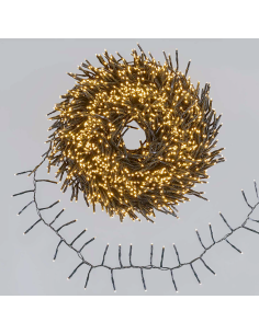 LUCI DI NATALE: vendita online Catena di Natale Festone MiniCluster Plus 20m, 1000 MiniLED Bianco Caldo, Giochi di Luce, Time...