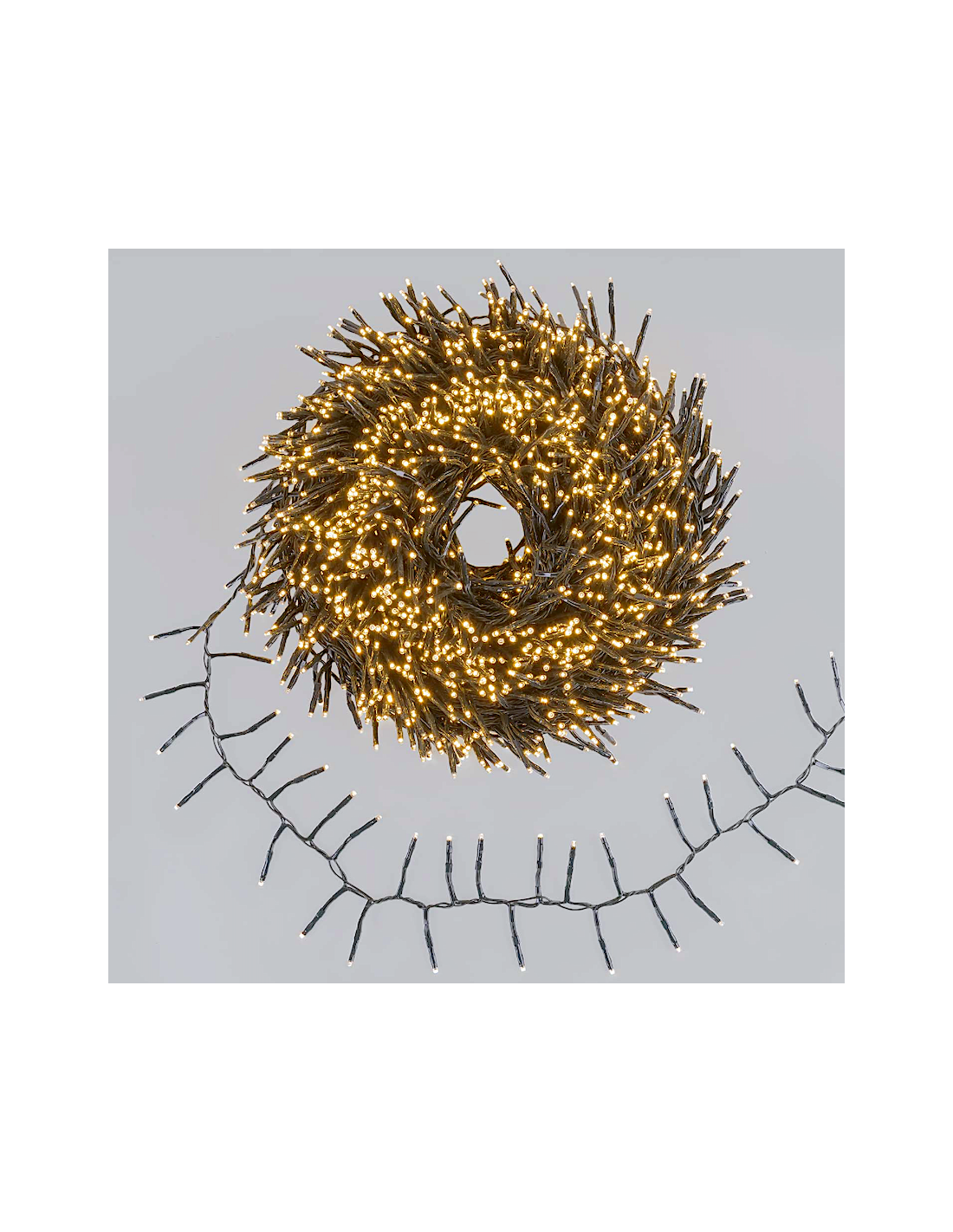 LUCI DI NATALE: vendita online Catena di Natale Festone MiniCluster Plus 20m, 1000 MiniLED Bianco Caldo, Giochi di Luce, Time...