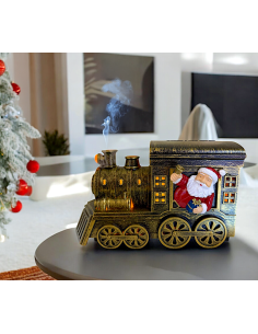 LUCI DI NATALE: vendita online Aroma Diffuser di Natale Trenino 21cm, LED Bianco Caldo e Color, Music, 3 Funzioni, Batteria o... 2