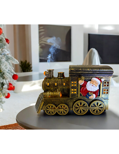 LUCI DI NATALE: vendita online Aroma Diffuser di Natale Trenino 21cm, LED Bianco Caldo e Color, Music, 3 Funzioni, Batteria o...