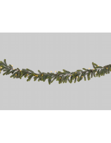 BOE E GHIRLANDE: vendita online Boa di Natale abete alpino 270cm con 100led bianco caldo, addobbo natalizio, la magia di Nata...