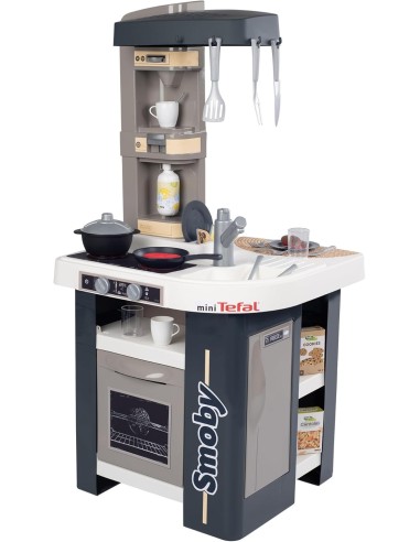 PRESCOLARI: vendita online CUCINA GIOCATTOLO, TEFAL STUDIO, SMOBY, 27 ACCESSORI, SUONI REALISTICI, 48X46X100CM in offerta