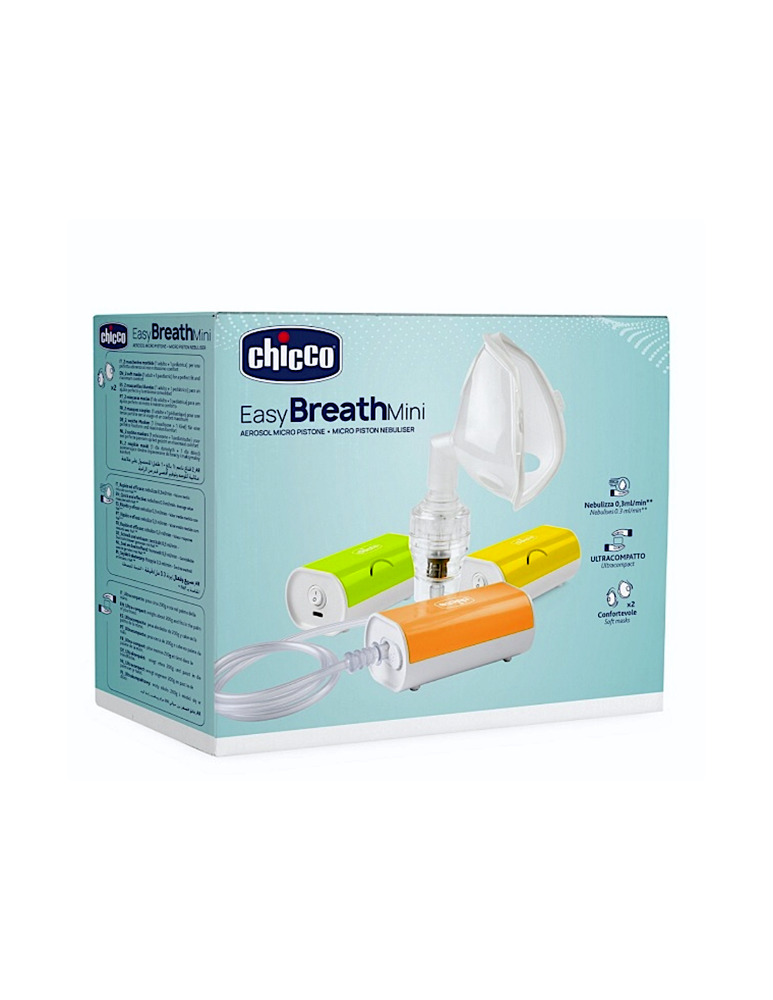 Chicco Easy Breath Mini Aerosol Portatile a Micropistone | Silenzioso e Compatto | Shopincasa.it