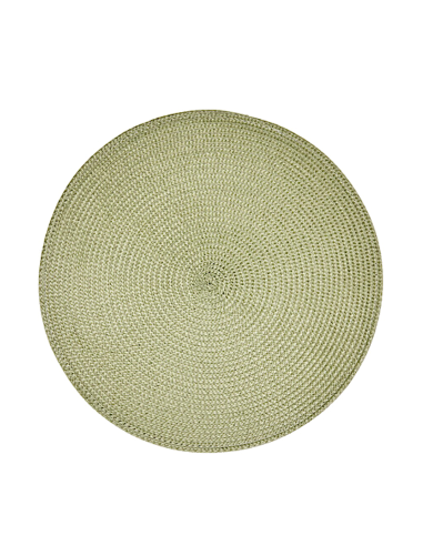 Tovaglietta Tresse verde oliva Ø38 cm – Atmosphera | shopincasa.it