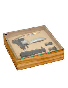 KIT SOMMELIER 203468 JULES 4PZ SCATOLA ACACIA