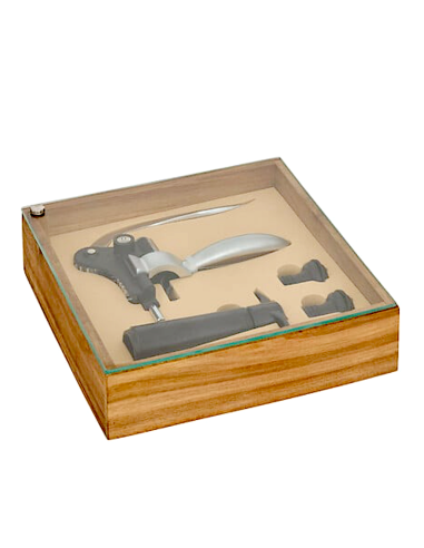 Set sommelier Jules 4 pezzi con cavatappi a leva – Secret Gourmet | shopincasa.it