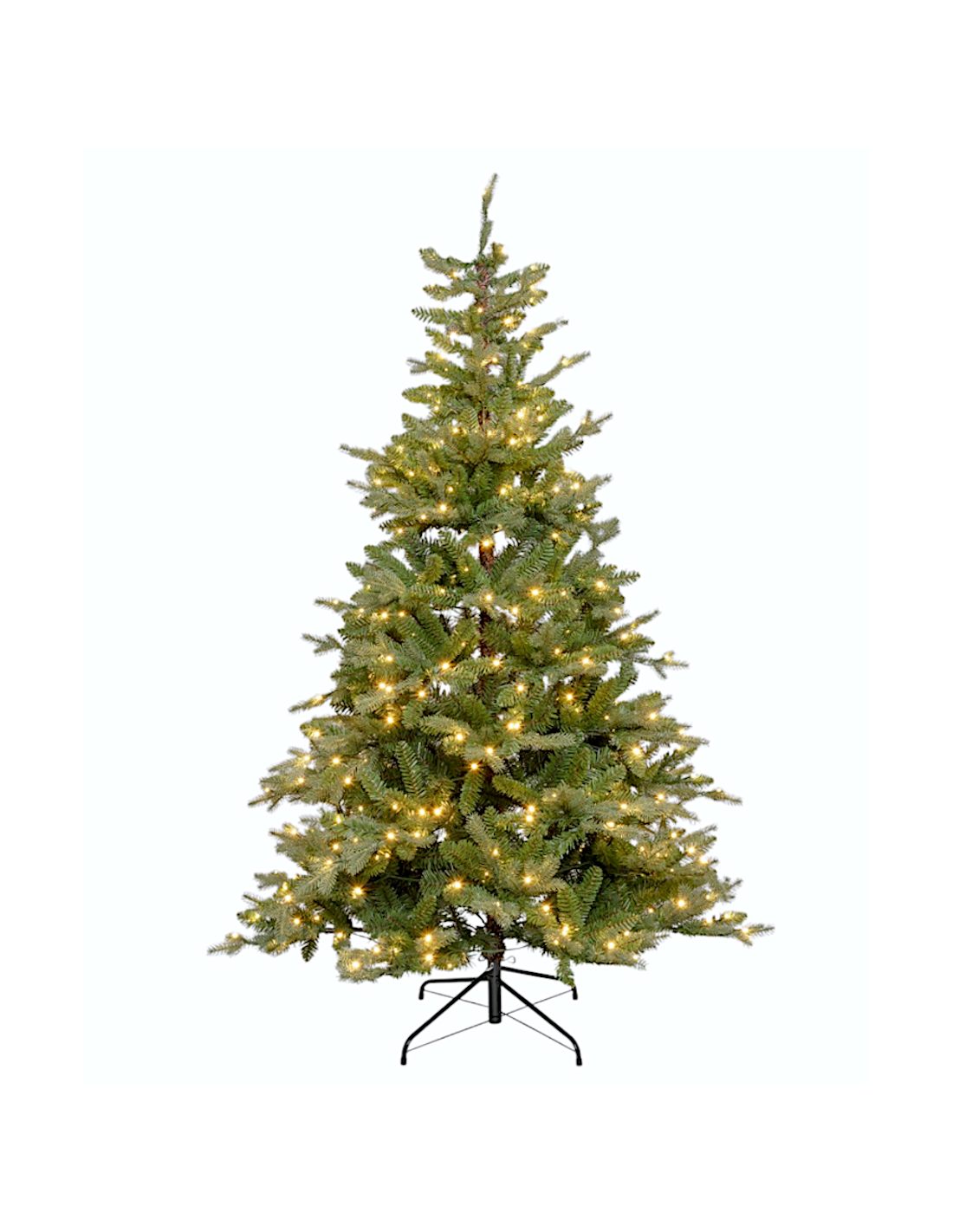 ALBERI DI NATALE: vendita online Abete Alpino di Natale Prelit H210cm, PVC+PE Verde, 500 LED Bianco Caldo, 1778 Punte, Giochi...