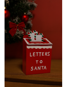 OGGETTISTICA NATALE: vendita online Decorazione di Natale Portalettere Metallo 7x10cm, Addobbi Natalizi, Accessori, La magia ... 2