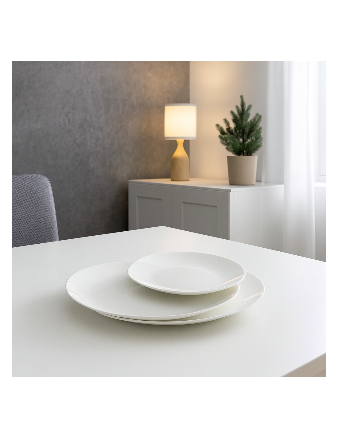 SERVIZI TAVOLA: vendita online La Routine Servizio Tavola 18 Pezzi – Porcellana Elegante per 6 Persone in offerta