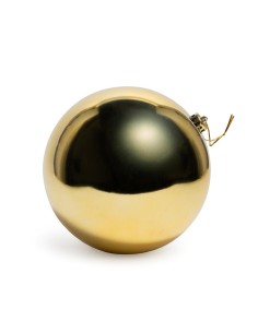 SFERA DORATA LUCIDA 25CM PLASTICA