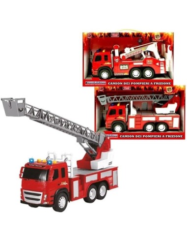 Camion pompieri giocattolo a frizione luci e suoni | shopincasa.it