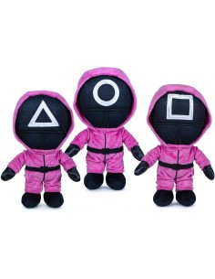 Peluche Squid Game guardie 28 cm assortiti | shopincasa.it