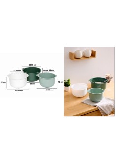 Set di 3 ciotole per mixer impilabili | shopincasa.it