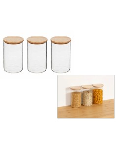 5five Lotto 3 barattoli da 1 L con tappo ermetico | Shopincasa