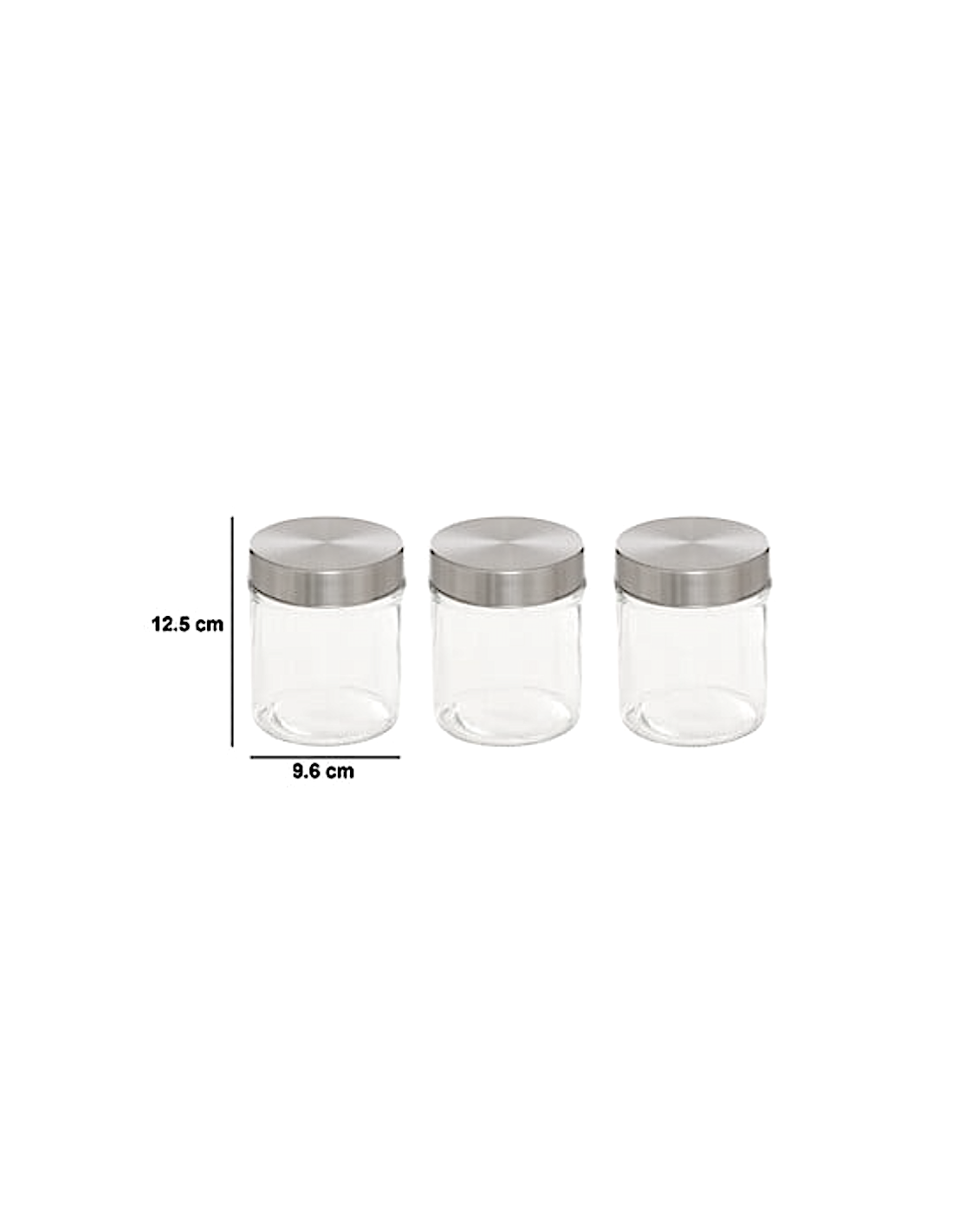 5five Set 3 vasi Miro 0,7 L trasparenti | Shopincasa