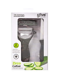 5five Coltello e pelapatate in ceramica zirco – Set cucina | Shopincasa