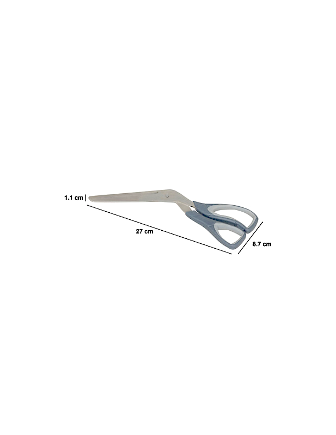 5five Forbici per pizza 8,7 x 27 cm – Manico ergonomico grigio | Shopincasa