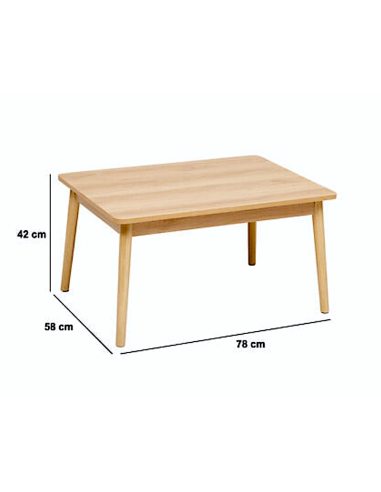Tavolino Abana 5five in Legno Chiaro | Shopincasa.it