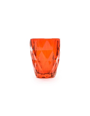 SET 6 BICCHIERI VETRO ROSSO 210ML