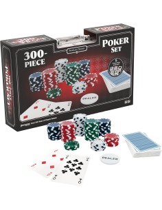 Cassetta da Poker set 300 chips carte dadi | shopincasa.it