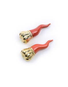 CORNETTO REGALE PORCELLANA 5X13,5CM ASSORTITO