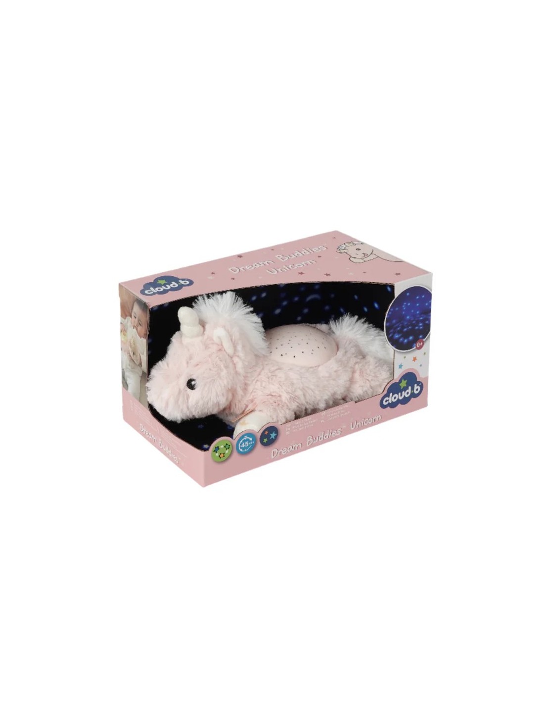 Cloud B Mini Ella the Unicorn luce notturna peluche bambini | shopincasa.it