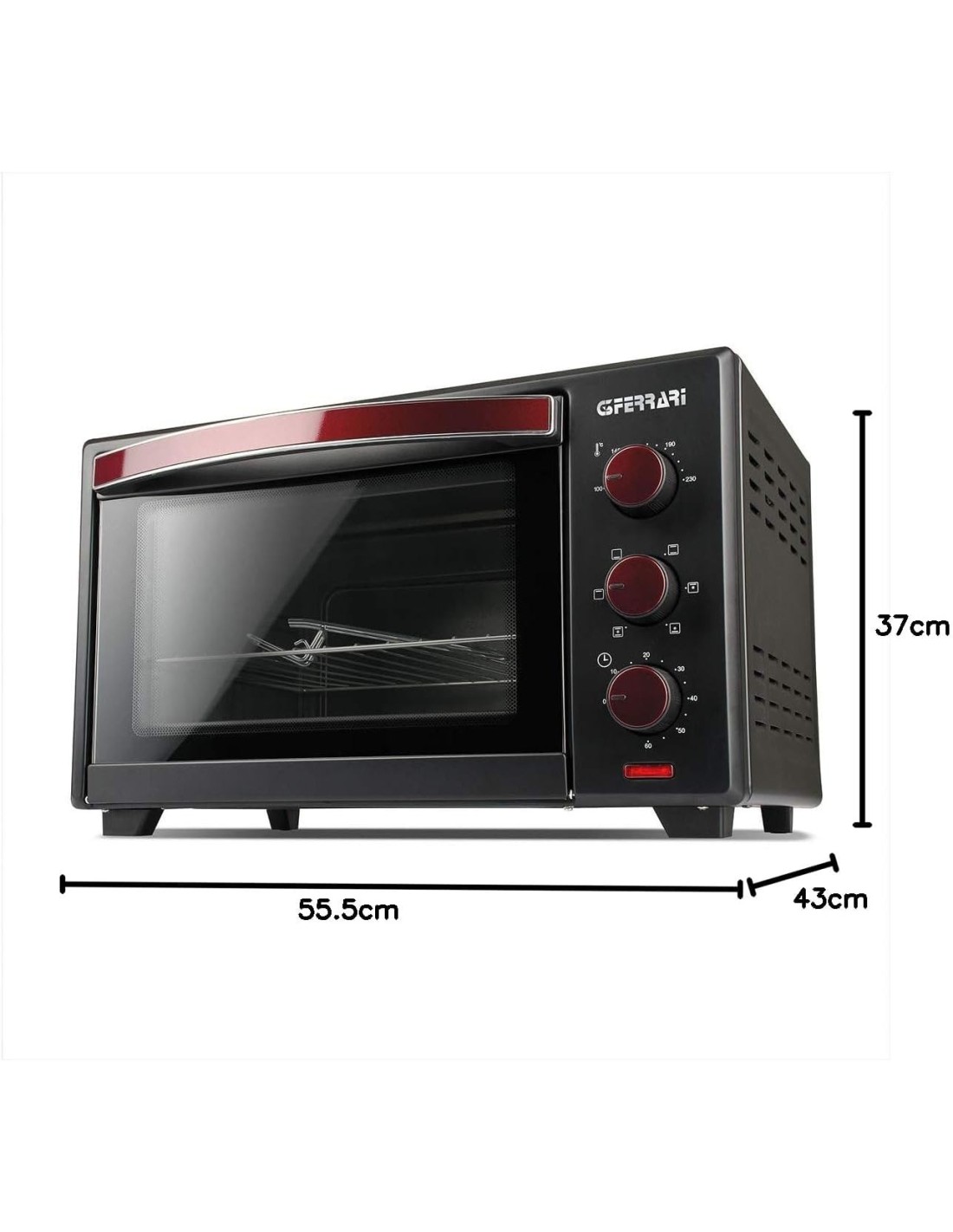 FORNO G10132 28LT VENTILATO PARETI ANTIADERENTI su Shop in Casa