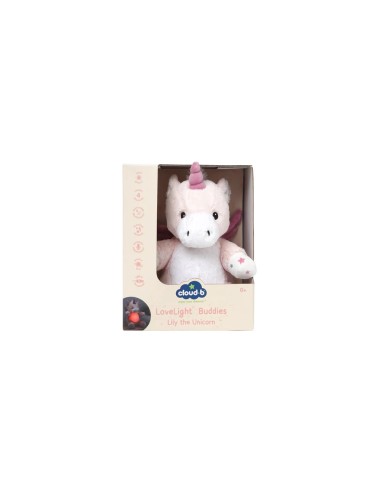 Cloud B Lily Unicorno Rosa luce notturna peluche bambini | shopincasa.it