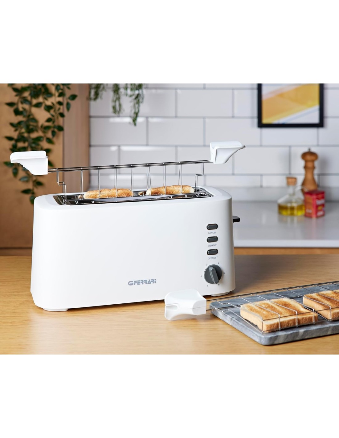 Tostapane Grandi Fette Essential Toast 1500W G3 Ferrari G10142 | Shopincasa