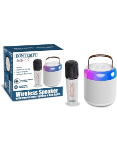 Cassa Acustica Wireless microfono luci RGB portatile | shopincasa.it