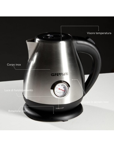 Bollitore Elettrico Rapido 1,7L G3 Ferrari | Shopincasa